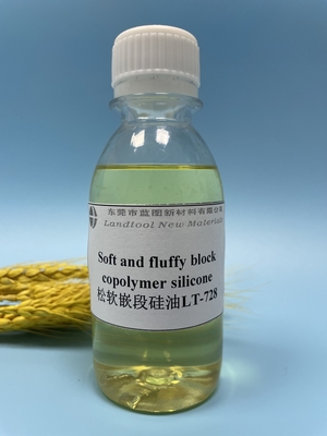 Van het de Chemische productenblok van de denimwas het Copolymeersilicone Pale Yellow Transparent Viscous Liquid
